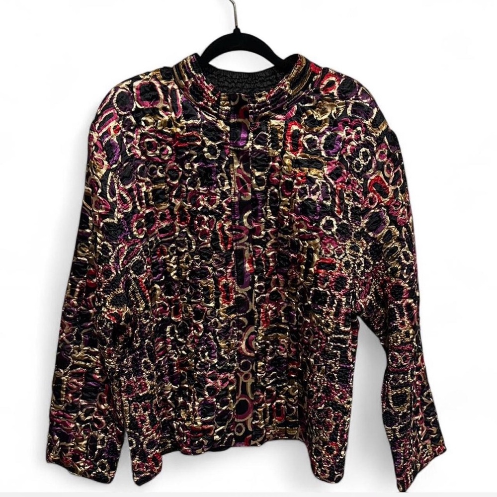Ruby Rd. Multicolor Patterned Jacket - image 2
